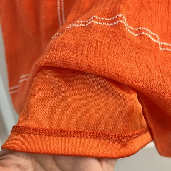 THML Orange Shift Dress.Sz M - Picture 5 of 6